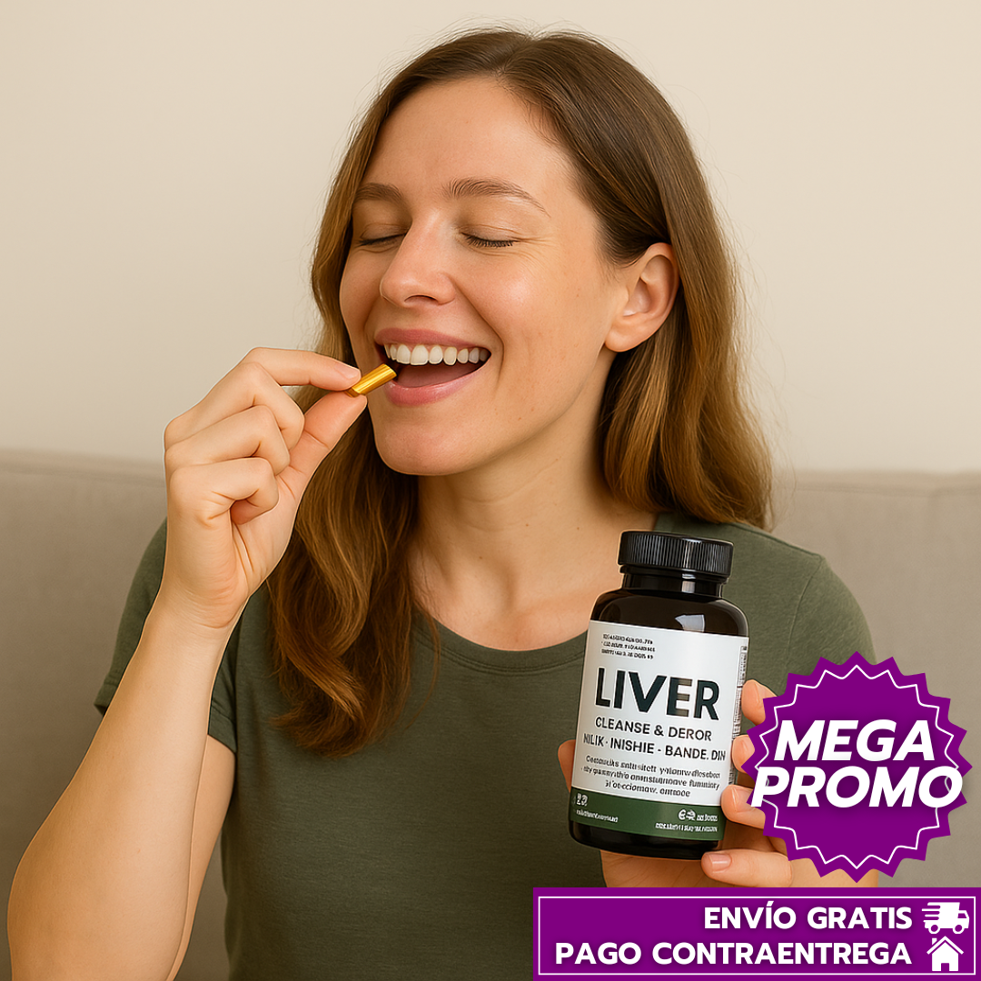 Liver Cleanse Detox™: Cápsulas Naturales para Desintoxicar el Hígado y Mejorar el Bienestar