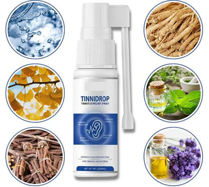Tinnidrop Spray Limpiador De Oido 🔊 ¡Elimina los molestos zumbidos y limpia tus oídos al instante!