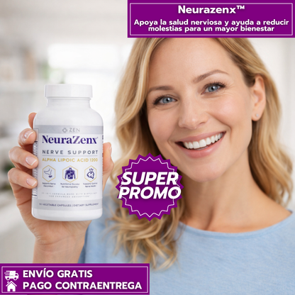 Neurazenx™: Apoya la salud nerviosa y ayuda a reducir molestias para un mayor bienestar