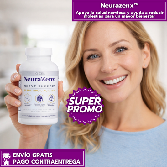 Neurazenx™: Apoya la salud nerviosa y ayuda a reducir molestias para un mayor bienestar