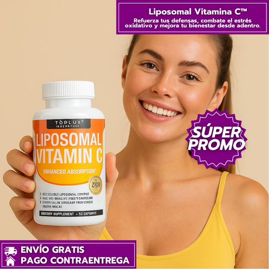 Liposomal Vitamina C™: Alta Absorción para Inmunidad y Colágeno