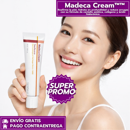 Madeca Cream™: Crema Antiedad con Centella Asiática que Hidrata, Reafirma y Suaviza
