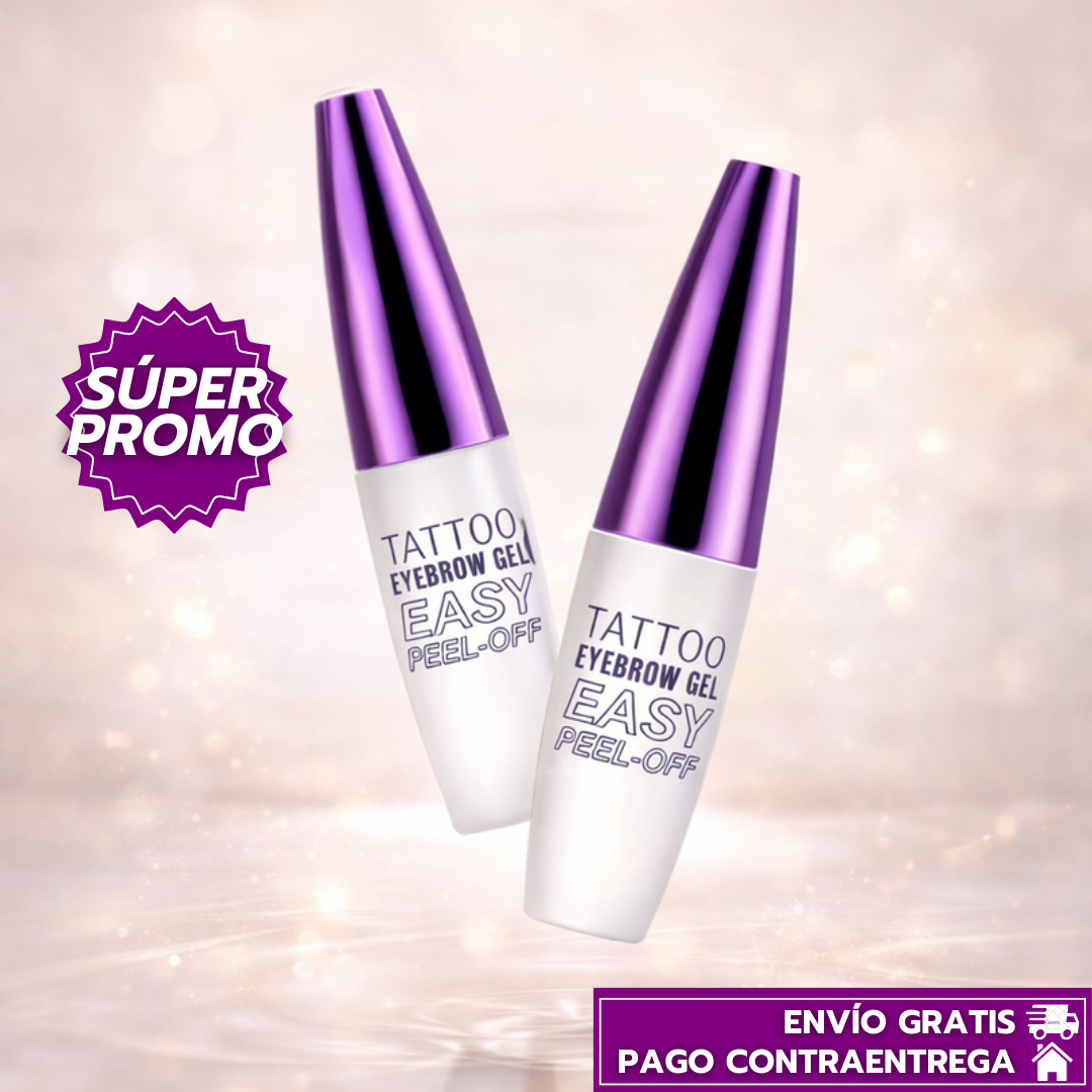 Oferta Especial 2x1: Easy Peel™ Tinte  para Cejas con Efecto Tatuaje, Larga Duración y Resistencia al Agua