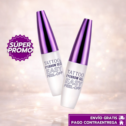 Oferta Especial 2x1: Easy Peel™ Tinte  para Cejas con Efecto Tatuaje, Larga Duración y Resistencia al Agua