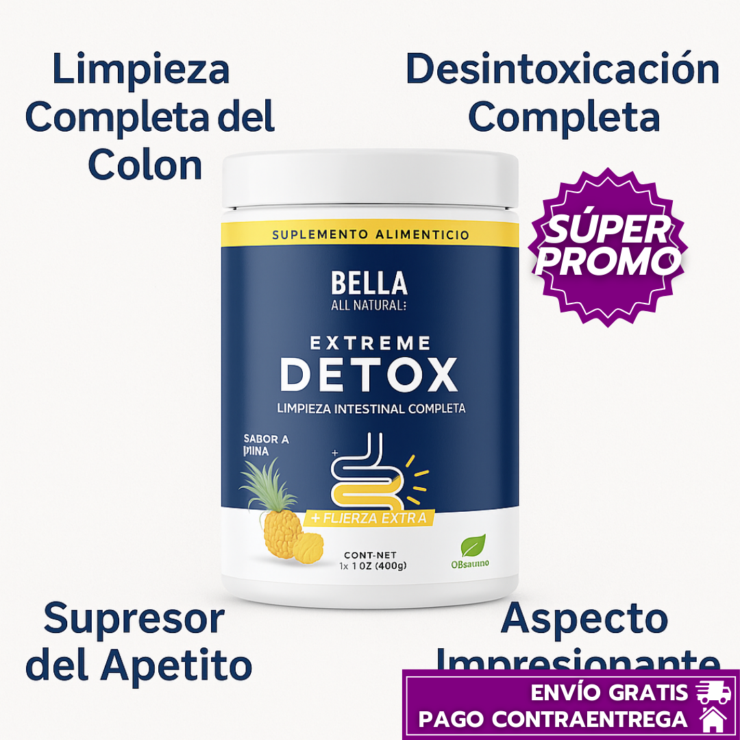Extreme Detox™: Polvo Desintoxicante para Limpieza Interna y Control del Apetito