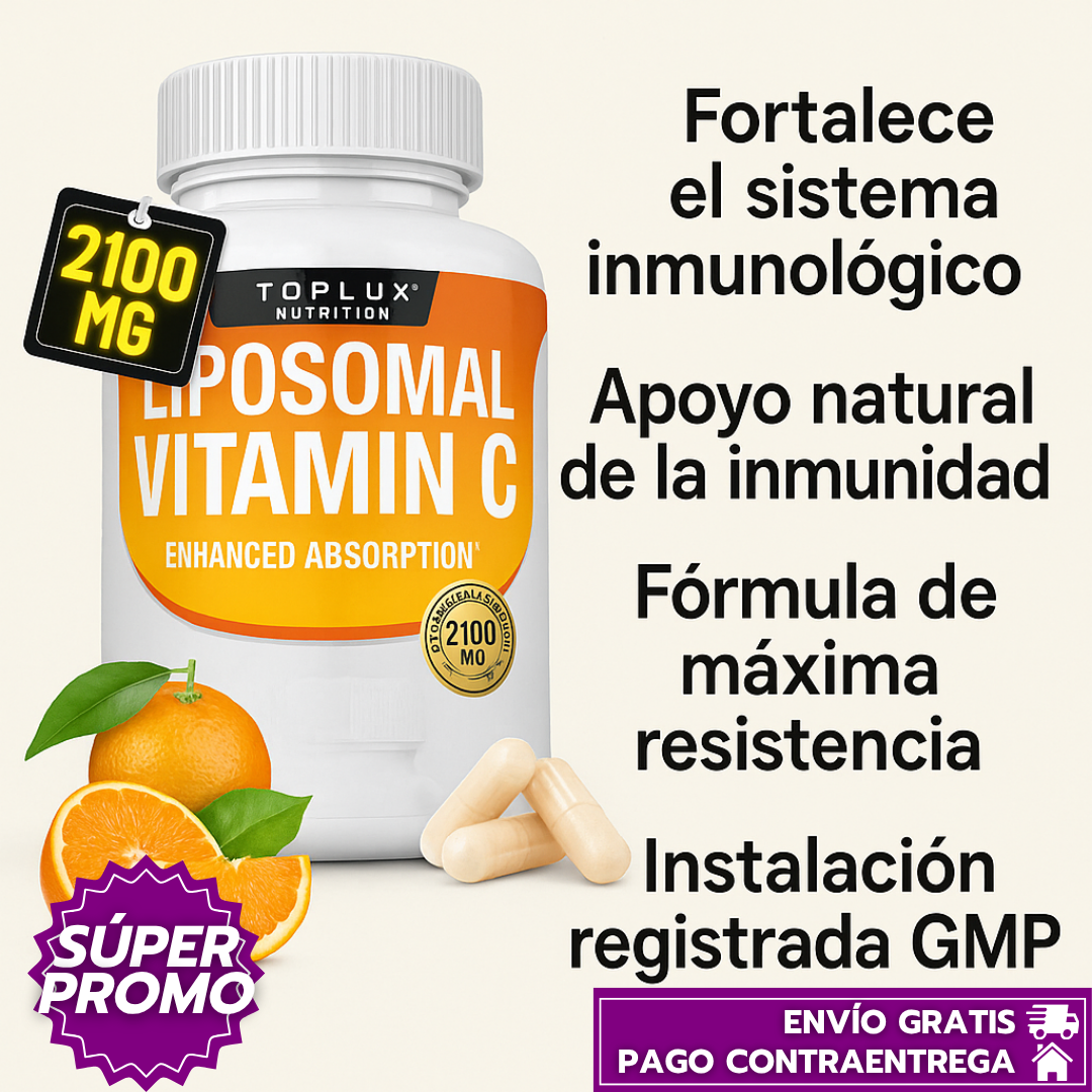 Liposomal Vitamina C™: Alta Absorción para Inmunidad y Colágeno