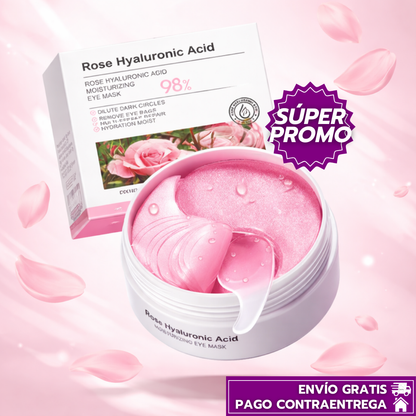 Oferta Especial 2x1 Bioaqua Rose Hyaluronic™: Hidratación y Frescura para Ojos Cansados