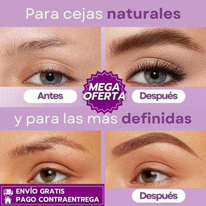 Oferta Especial 2x1: Easy Peel™ Tinte  para Cejas con Efecto Tatuaje, Larga Duración y Resistencia al Agua