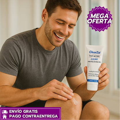Oferta Especial 2x1: ClearZal™ Refresca, Calma y Alivia Molestias Musculares en Minutos