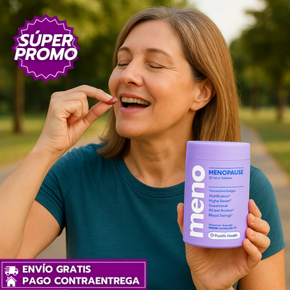 Meno™: Bienestar Diario y Natural para Mujeres en la Menopausia