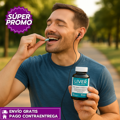 Liver Cleanse Detox™: Cápsulas Naturales para Desintoxicar el Hígado y Mejorar el Bienestar