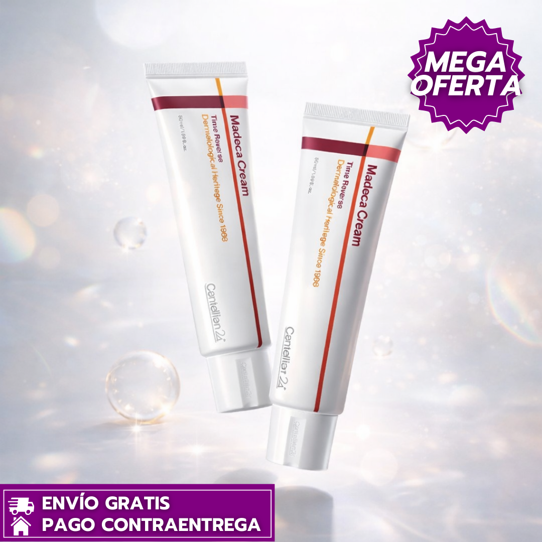 Madeca Cream™: Crema Antiedad con Centella Asiática que Hidrata, Reafirma y Suaviza