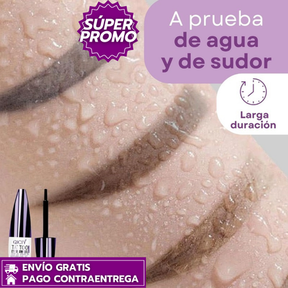 Oferta Especial 2x1: Easy Peel™ Tinte  para Cejas con Efecto Tatuaje, Larga Duración y Resistencia al Agua