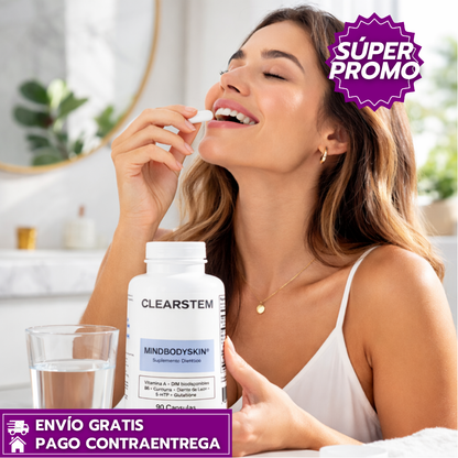 Clearstem™: Cápsulas que Equilibra las Hormonas, Reduce el Acné y Mejora la Salud Digestiva y Hepática.