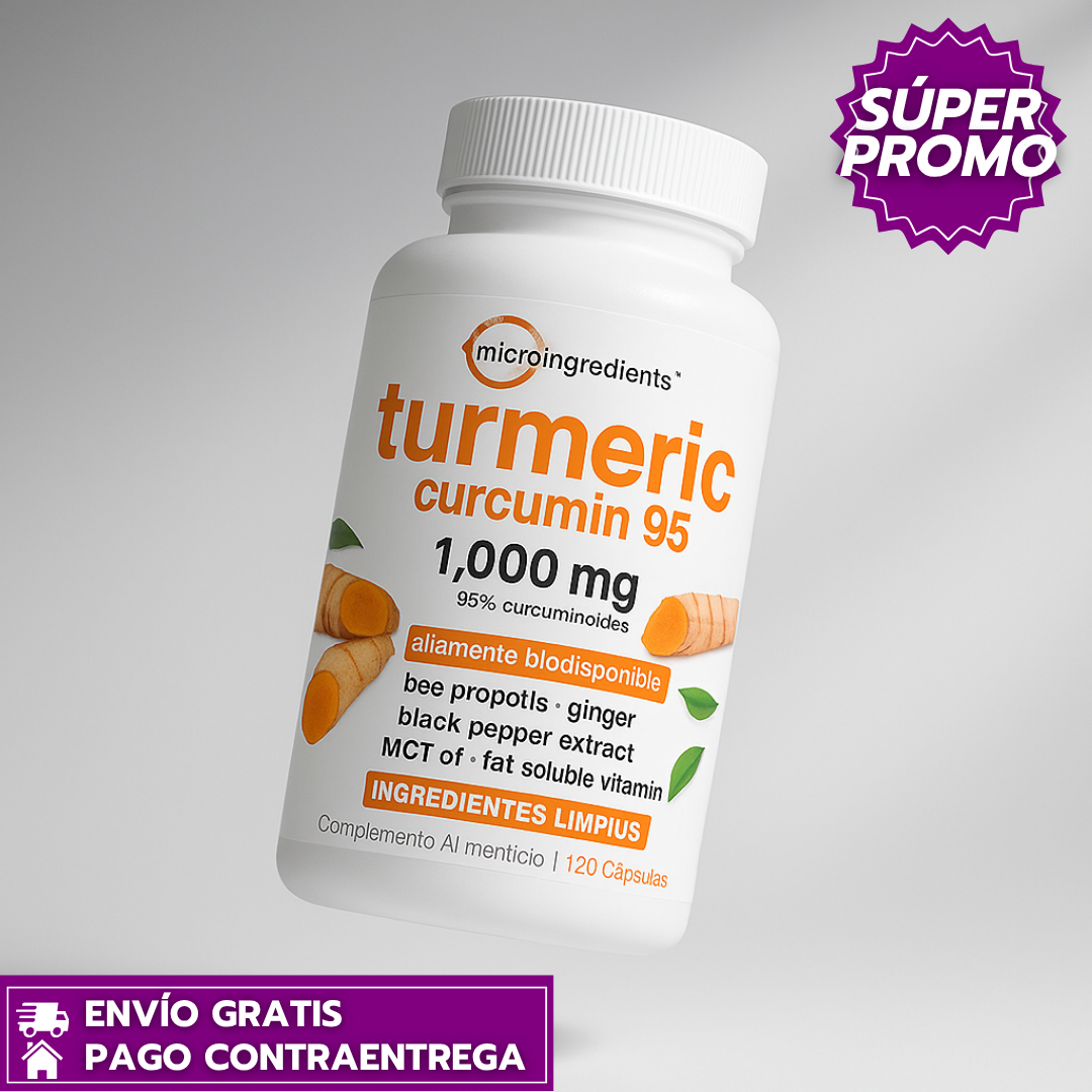 Tumeric Curcuma™ Alivio Natural para Artritis, Inflamación y Dolor Articular