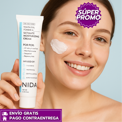 Nida™: Nutrición Anti-Edad que Reafirma, Hidrata y Revive la Piel al Instante