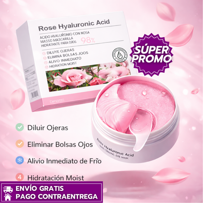 Oferta Especial 2x1 Bioaqua Rose Hyaluronic™: Hidratación y Frescura para Ojos Cansados