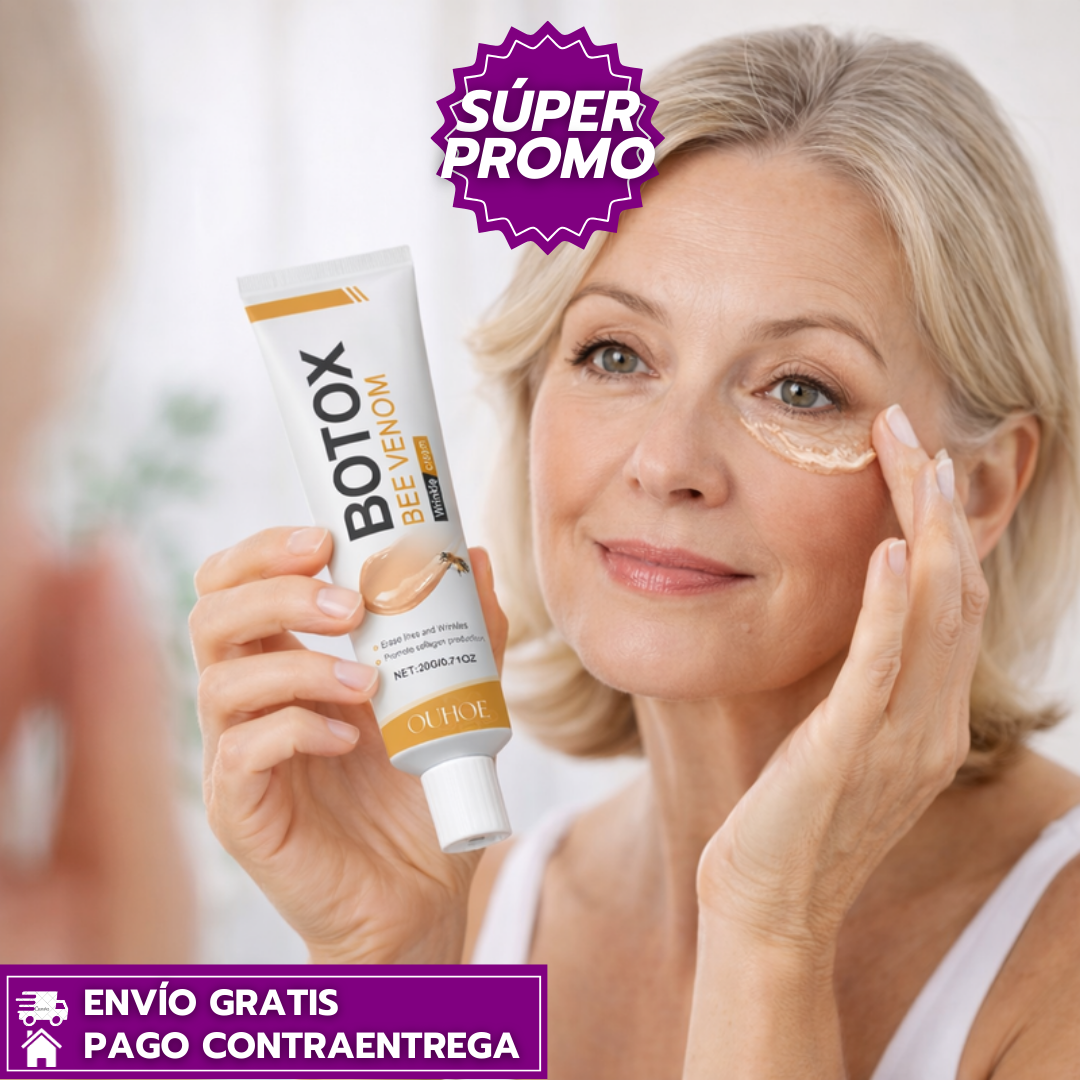 Botox Beevenom™: Crema con Veneno de Abeja que Suaviza Arrugas y Rejuvenece la Piel