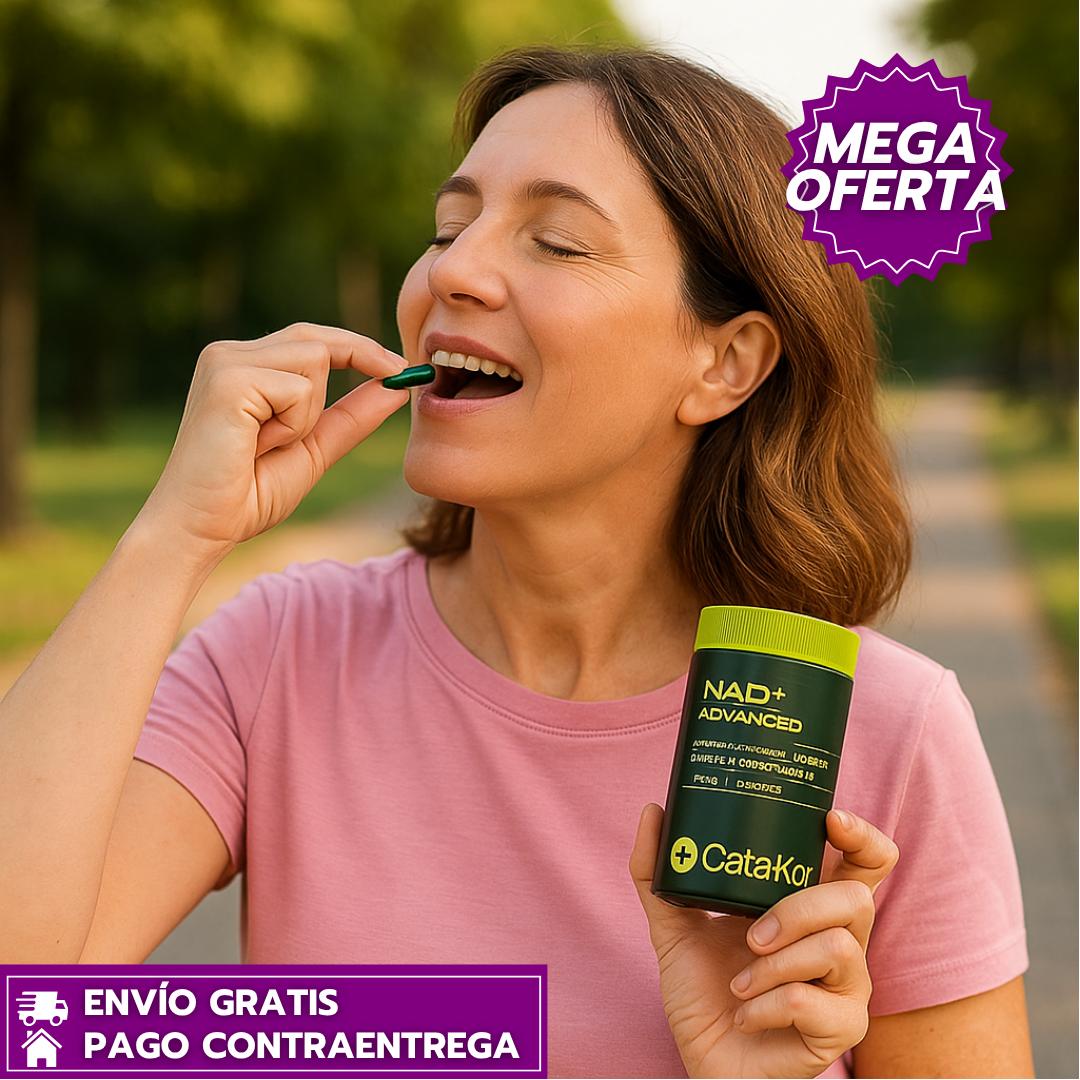 Oferta Especial 2x1 Cata-Kor™ -Suplemento de NAD+ Mejora la Energía Celular y Longevidad