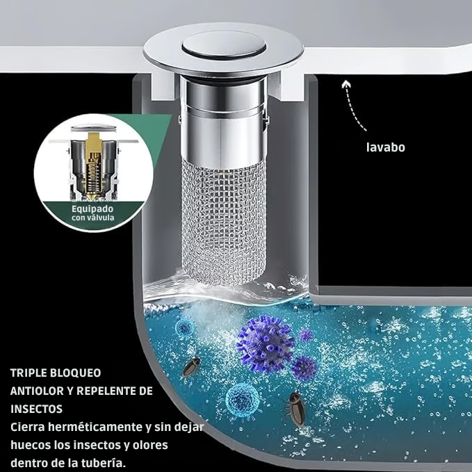 💧¡Evita atascos y malos olores en segundos! DrainLock™(2und🎁)