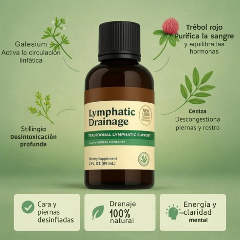 ¡Drena, depura y renueva tu cuerpo! Nature’s Sunshine™ Apoyo Linfático