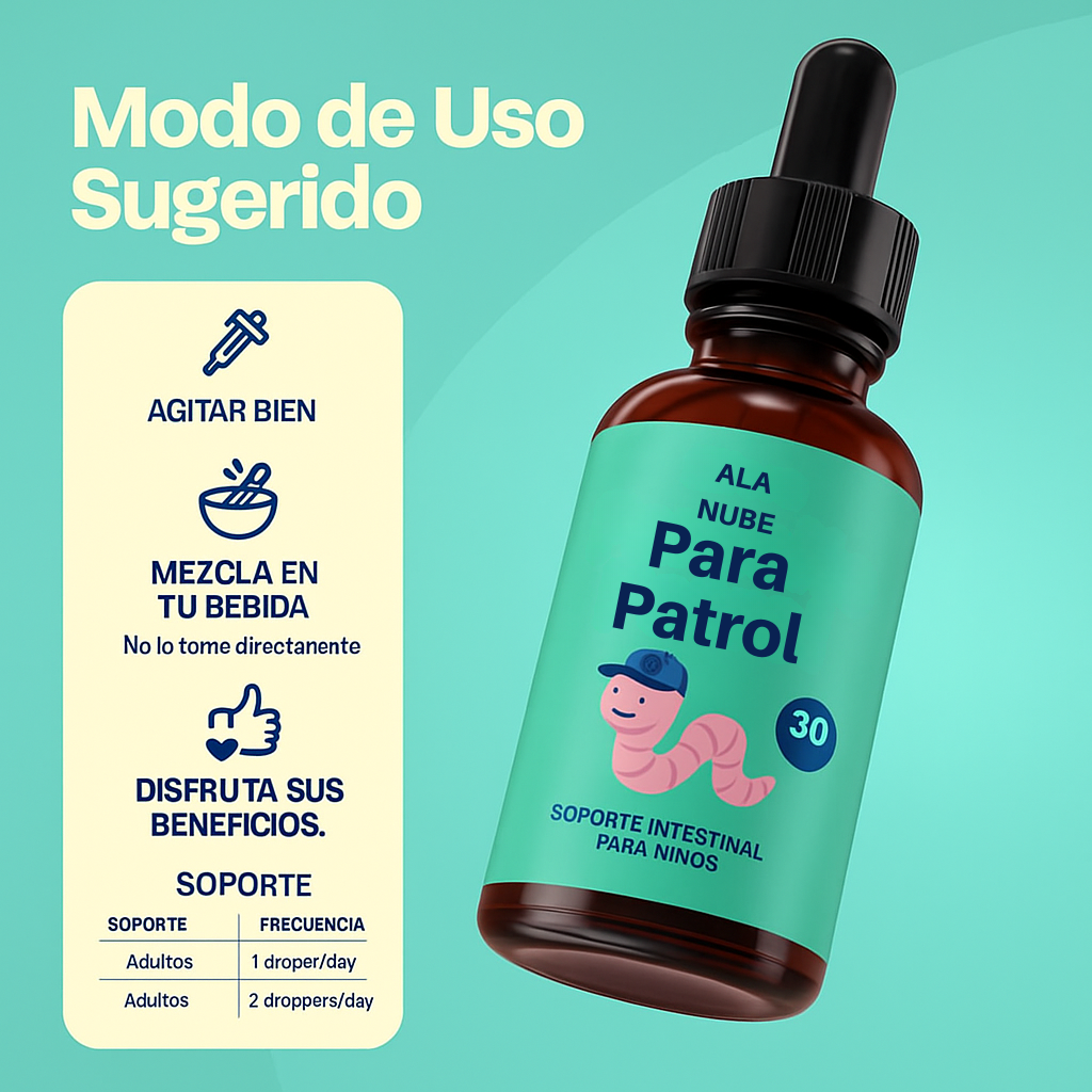 ¡Barriguitas felices y protegidas! salud intestinal infantil🌿 Para Patrol™