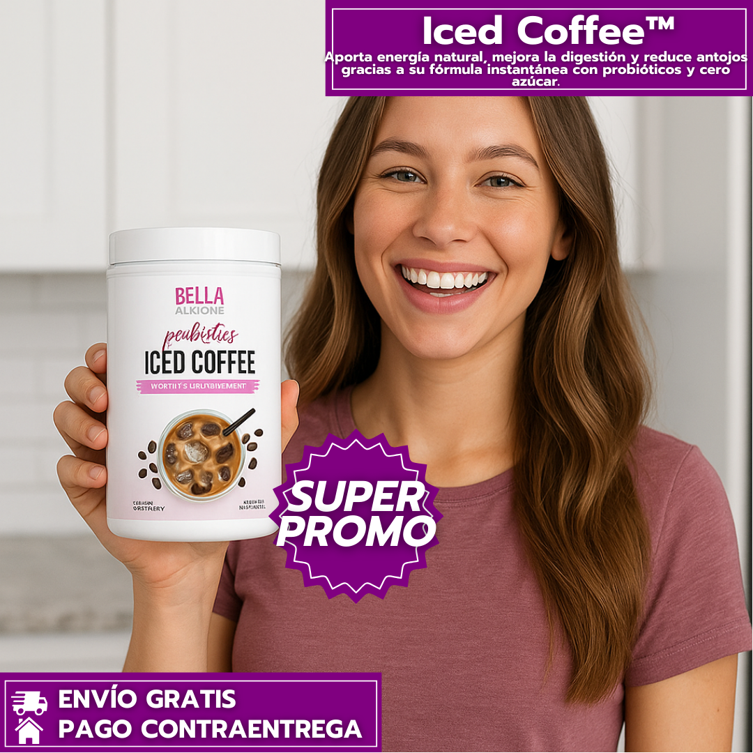 Iced Coffee™: Energía natural y digestión saludable en un café sin azúcar