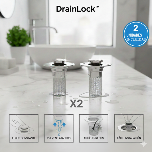 💧¡Evita atascos y malos olores en segundos! DrainLock™(2und🎁)