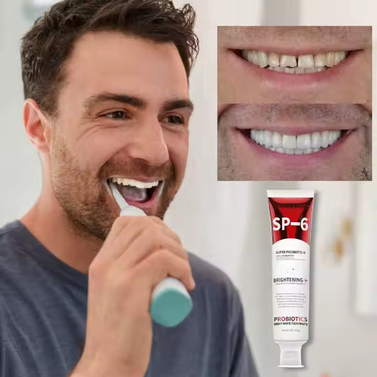 ¡Dientes más blancos y fortalecidos! Pasta Dental con Probióticos SP-6
