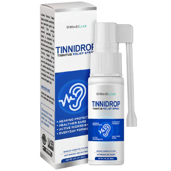 Tinnidrop Spray Limpiador De Oido 🔊 ¡Elimina los molestos zumbidos y limpia tus oídos al instante!