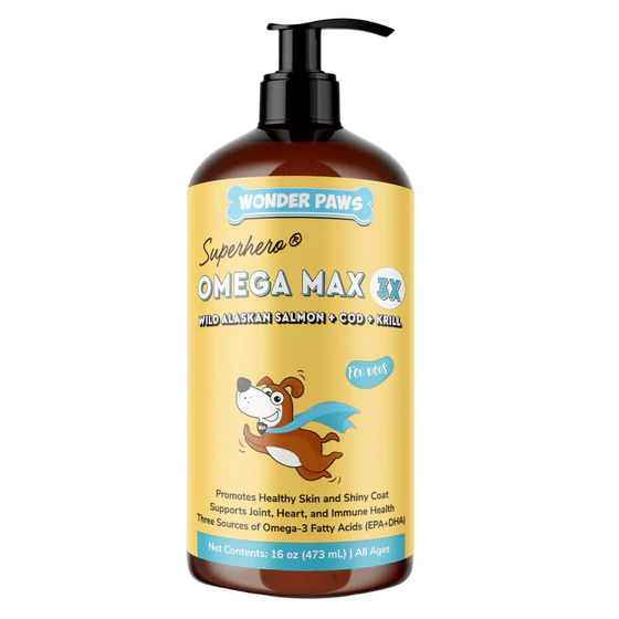 ¡Pelaje brillante, piel sana y articulaciones felices! Con Omega Max 3X